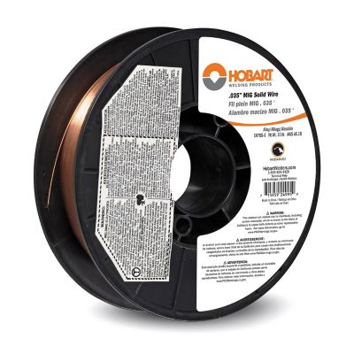 Hobart 0.035 in. ER 70S-6 Carbon Steel Solid Welding Wire, 10 lb. Spool