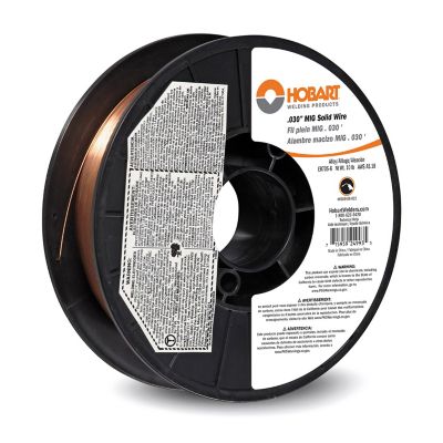 Hobart 0.030 in. ER 70S-6 Carbon Steel Solid Welding Wire, 10 lb. Spool