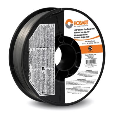 Hobart 0.035 in. Flux-Cored E71T-11 Welding Wire, 10 lb. Spool, 325-850 Degrees Fahrenheit Operating Range