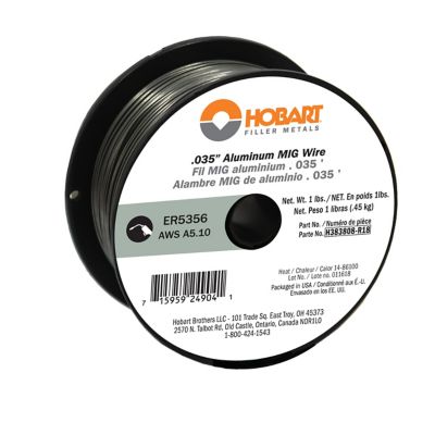 Hobart 0.035 in. Aluminum ER5356 Welding Wire, 1lb. Spool