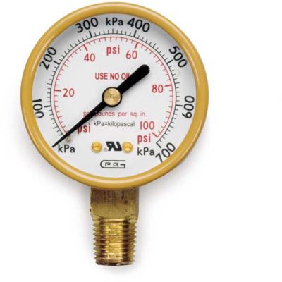 Hobart Low Pressure Oxygen/Acetylene Gauge