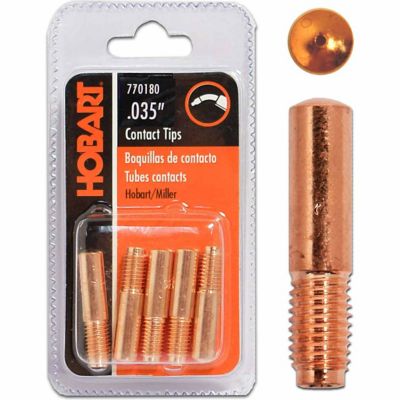 Image showing  Contact Tips for Hobart, 0.035 in., 5-Pack