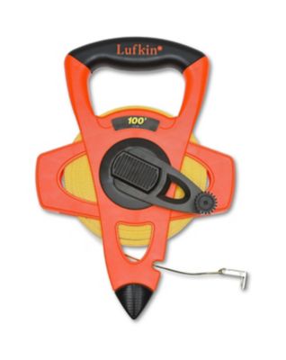 Lufkin 1 2 In X 100 Ft Hi Viz Orange Fiberglass Tape Measure Fe100 At Tractor Supply Co