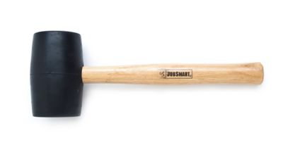 JobSmart 16 oz. 10.5 in. Wood Handle Rubber Mallet