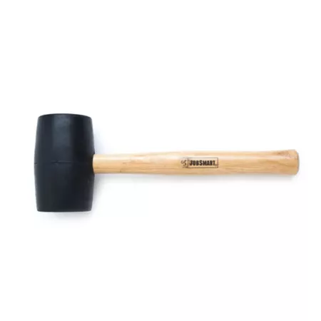 JobSmart 16 oz Rubber mallet with 10.5" wooden handle Hammers