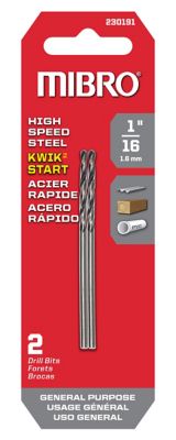 Image showing  1/16 in. High-Speed Steel Drill Bit