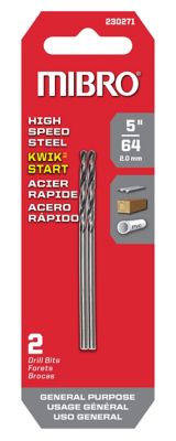 Image showing  5/64 in. High-Speed Steel Drill Bit