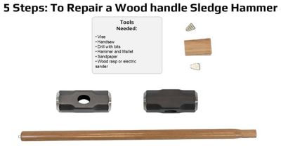 Image showing  36 in. Hickory Handle for Small Sledge Hammers