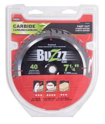 Mibro 7-1/4 in. 40 Tooth Circular Saw Blade