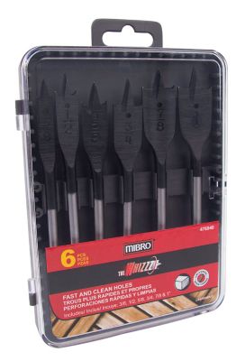 Mibro 6 pc. Spade Bit Wood Drilling Set