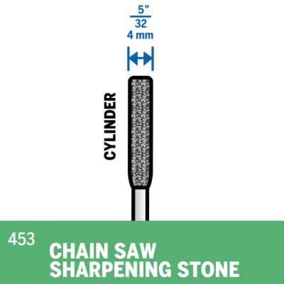 Image showing  Chainsaw Chain Sharpening Grinding Stones, 2-Pack