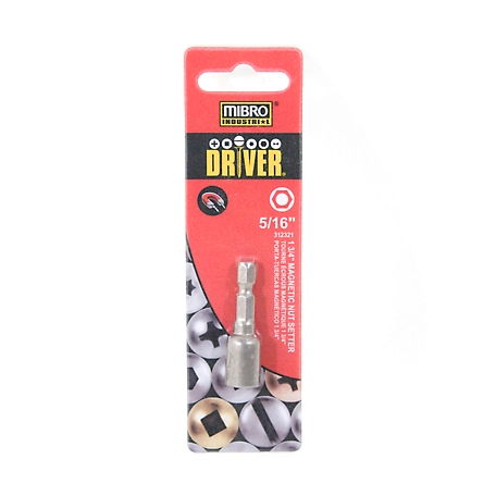Mibro Industrial Magnetic Nut Setter, 45mm, 5/16 in.