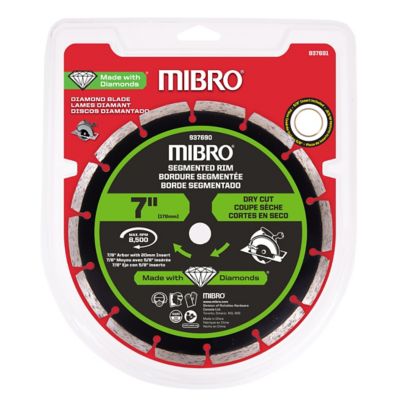 Mibro 7 in. Segmented Rim Diamond Blade