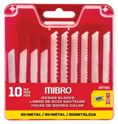 Mibro 10-Piece Bi-Metal Jigsaw Blade Set
