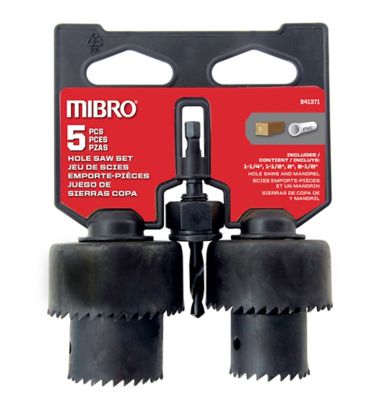 Mibro Hole Saw Set, 5 pc.