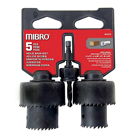 Mibro Hole Saw Set, 5 pc. at Tractor Supply Co.