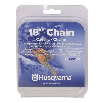 Husqvarna H30 72 18 In Chainsaw Chain 0 325 In Pitch 050 In Gauge 531300439 At Tractor Supply Co