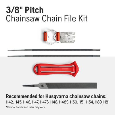 Image showing  Chainsaw Chain Filing Kit, 0.375 in. Pitch, 5-Pack