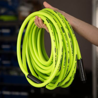 Green 50Ft Air Hose 3/8in ID 300PSI Pneumatic Power Tool Compressor Accessory 