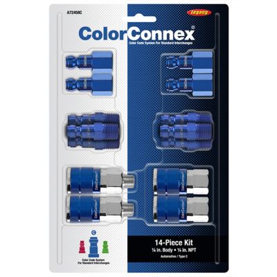 Image showing  ColorConnex Automotive Coupler and Plug Kit, 14 pc.