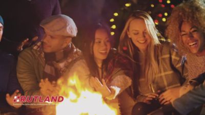 Image showing  Rainbow Flame Crystals Long Toss-In Stick