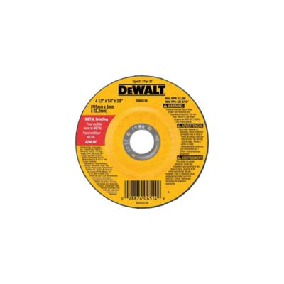Image showing  5 in. x 1/4 in. x 7/8 in. 24 Grit High Performance Metal Grinding Wheel, Type 27