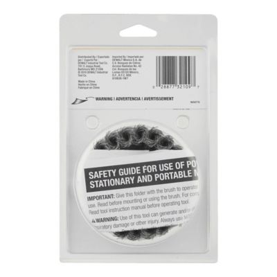 Image showing  4 in. Steel Knotted Cup Brush