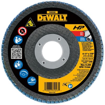 Image showing  36 Grit 4-1/2 in. x 7/8 in. Type 29 HP Flap Disc
