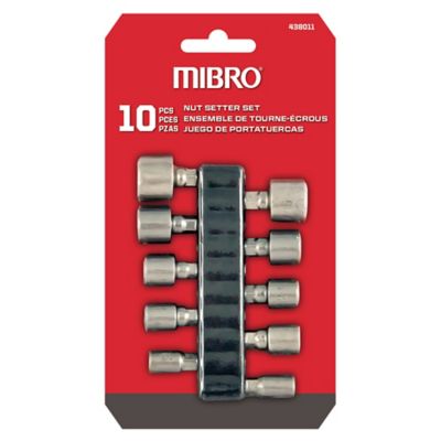 Image showing  Assorted Non-Magnetic Nut Setter Set, 10 pc.