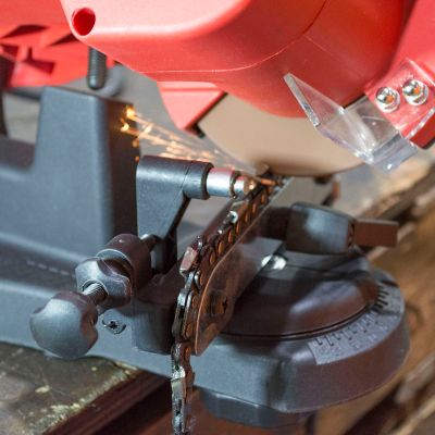 Image showing JobSmart Electric Chainsaw Chain Sharpener, 4,600 RPM, 60 Hz, 85W