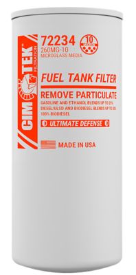 Cim-Tek Filtration Spin-On Fuel Filter for Bio-Fuels up to B100