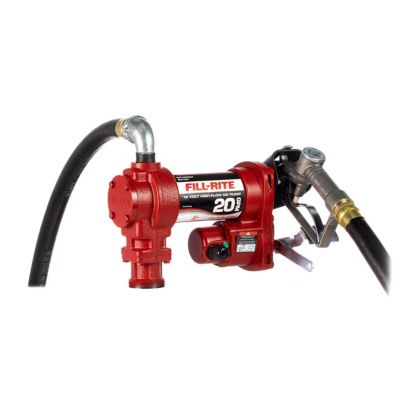 Fill-Rite 12VDC 20 GPM Fuel Transfer Pump with Nozzle