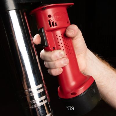 Image showing 9 th Workforce 12V Cordless Grease Gun Kit with 2 Ni-Cd Batteries, 6,000 PSI