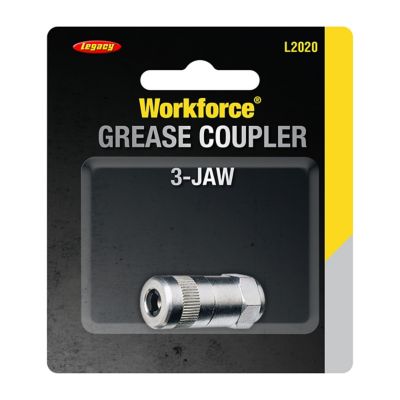 Image showing  3-Jaw High Pressure Grease Coupler, 1/8 in. Ends
