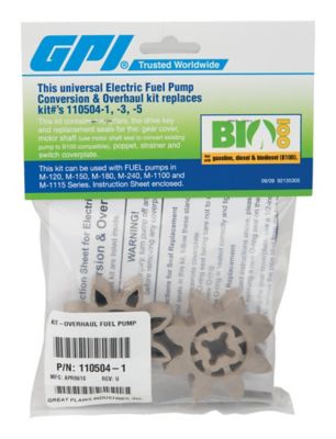 Image showing  M-1115S, M-150S, M-180S, M-240S Gear Pump Rebuild Kit