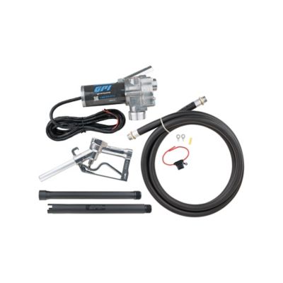 Image showing 6 th GPI 15 GPM 12V Fuel Transfer Pump, Manual Nozzle, Economy Model