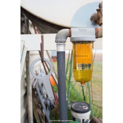 Image showing  3-1/2 in. Goldenrod 491 Bowl Fuel Tank Filter Wrench
