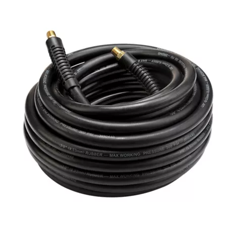 JobSmart 3/8 in x 50 ft Rubber Air Hose Black Air Hoses