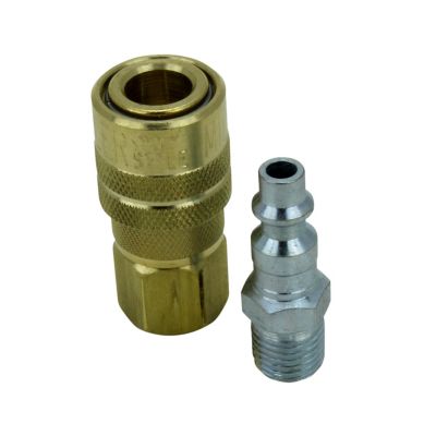 Image showing  M-Style 1/4 in. FNPT Coupler & 1/4 in. MNPT Plug Kit, S-711