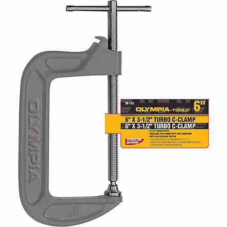 Olympia Tools 6 in. x 3-1/2 in. Turbo Clamp, 38-152 at Tractor 