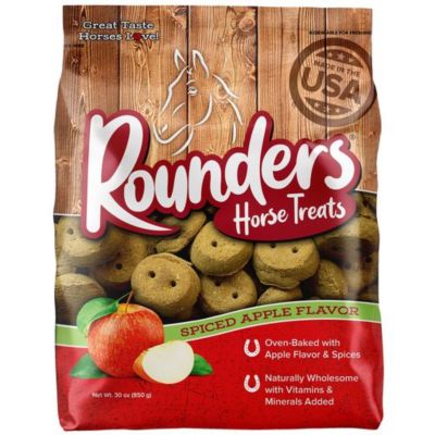 Rounders Spiced Apple Flavor Horse Treats, 30 oz.