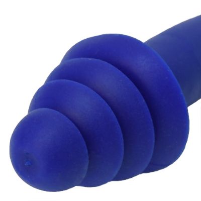 Image showing  Corded Reusable Rubber Earplugs with Case, 27 dB Noise Reduction Rating