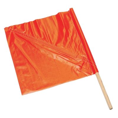 Presco 17-3/4 in. x 24 in. Nylon Traffic Flag with Handle