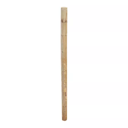 Push Back 6 1/2' x 2 1/2" CCA Pressure Treated Fence Posts Metal Posts