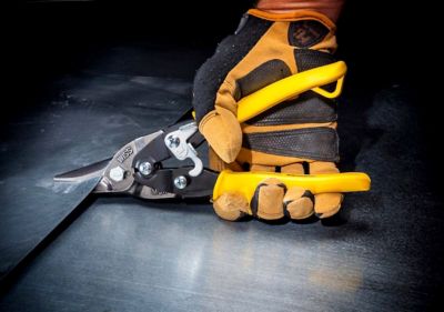 Image showing  9-3/4 in. Compound Action Straight Snips