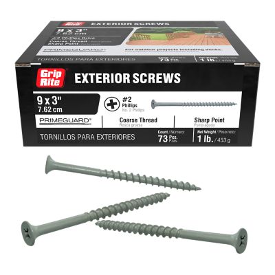 Image showing  3 in. PrimeGuard Ten Exterior Screw 1 lb.