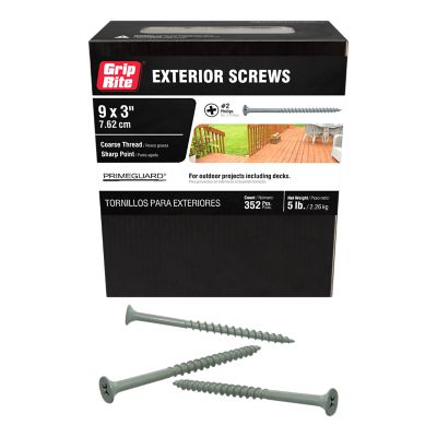 Image showing  3 in. PrimeGuard Ten Exterior Screw 5 lb. Box