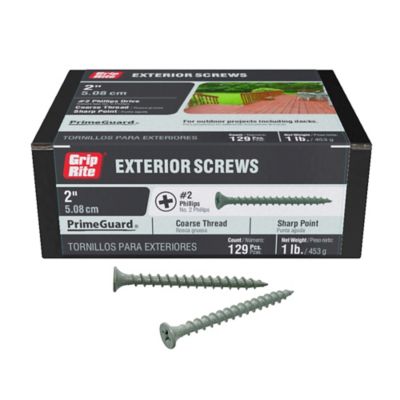 Image showing  2 in. PrimeGuard Ten Exterior Screws, 1 lb.