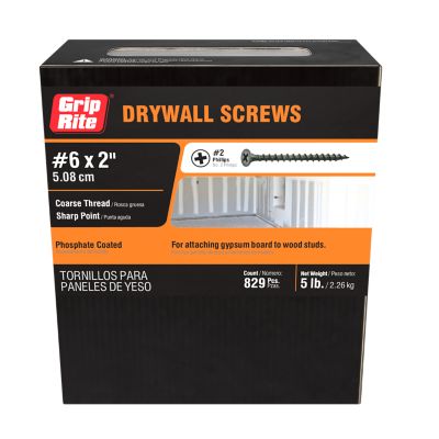 Grip-Rite 2 in. Coarse Drywall Screw 5 lb.