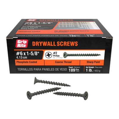Image showing  1-5/8 in. Coarse Drywall Screw 1 lb.